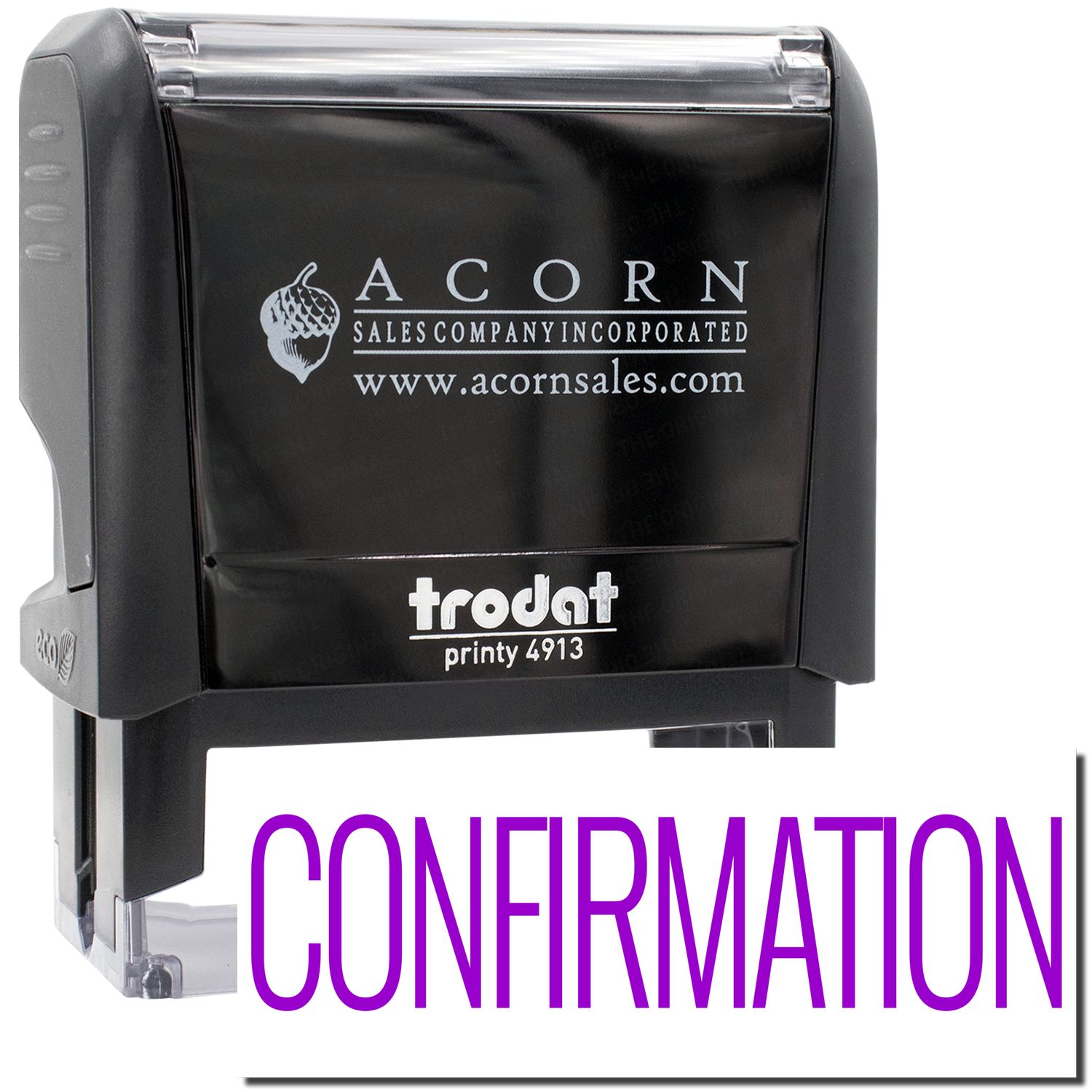 Large Self-Inking Confirmation Stamp, Trodat Printy 4913, Press and ...