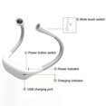 thumbnail image 2 of LED Neck Reading Light, 3 Colors, 6 Brightness Levels, Bendable Arms, Rechargeable, Long Lasting, Perfect for Reading, Knitting, Camping, Repairing, 2 of 5