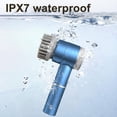 thumbnail image 4 of Cepillo de Limpieza Eléctrico con 5 Cabezales y 3 Velocidades Exfoliante Eléctrico IPX7 Cepillo de Limpieza Portátil Multifuncional A Prueba de Agua, 4 of 5
