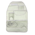 thumbnail image 1 of Organizadores de asiento trasero de coche Premium de tela Oxford, accesorios de viaje impermeables con múltiples bolsillos, , Gris Macarena Organizador de asiento de coche, 1 of 6