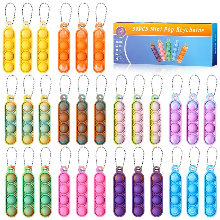 Pop It Pets Keychains, Pop It Keychains, Kids Party Favors, Kids