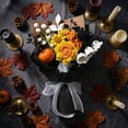 thumbnail image 5 of Halloween Knitted Flower Bouquet Decoration, 16.53 in Handmade-Style Floral Arrangement for Party Table & Shelf Decor, 5 of 8