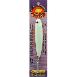 Dart Point Wilson Herring Jig - 4.75 Oz, Green Nickel Finish, Saltwater Fishing Lure 2 thumbnail image