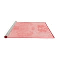 thumbnail image 2 of Ahgly Company Machine Washable Indoor Rectangle Abstract Red Modern Area Rugs, 2' x 5', 2 of 4