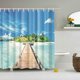 thumbnail image 2 of Juego de de Baño 3D Extra con de - Faro, Se Describe Soledad Cortina de ducha, 2 of 4