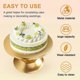thumbnail image 5 of 8 Inch Cake Stand with Base, Gold Cake Stand for Afternoon Tea, Cupcake Holder Stand for Party, Birthday, Display Plate hwy, 5 of 5