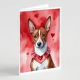 thumbnail image 2 of Beagle My Valentine Greeting Cards Pack of 8 7 in x 5 in, 2 of 28