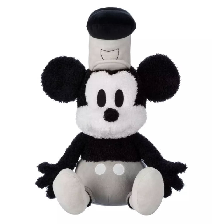 Disney Parks Mickey Mouse Weighted Plush – Steamboat Willie