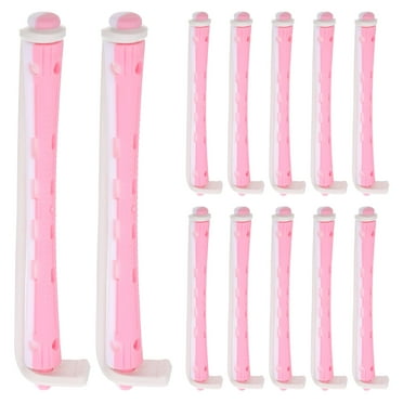 EXLEAF 2026 New Hair Curlers 12Pcs Practical Hair Perm Rods Barber Hairdressing Style Tools Plastic Curling Perm Rods,3.54"X0.31"X0.31"