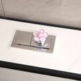 thumbnail image 4 of YAOMOBB Touchless Toilet Button Flower Shape Toilet Press Button Self adhesive Nail Protector Bathroom Decor, 4 of 7