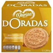 Gamesa Marias Doradas. Delicious Mexican Traditional Cracker Cookies. One Box with 8 packages. 1.54 kg Great for Lunch, Snack or Camping. Ideal with Milk, Coffee, Nutella or Jam.