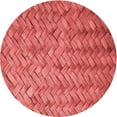 thumbnail image 1 of Ahgly Company Machine Washable Indoor Round Transitional Red Area Rugs, 3' Round, 1 of 7