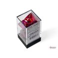 thumbnail image 4 of Gemini Polyhedral Dice Set | Set of 7 Dice in a Variety of Sizes Designed for Roleplaying Games | Premium Quality Dice for Tabletop RPGs | Translucent Red, Violet and Gold Color | Made by Chessex, 4 of 5