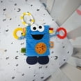 thumbnail image 2 of Kids Preferred Sesame Street Cookie Monster Tug and Tag Plush Activity Toy, 2 of 6