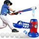 thumbnail image 1 of Xihbxyly Set de Entrenamiento de Béisbol Juvenil, Lanzador Automático a Control Remoto, Diseño Extensible, Mejora La Habilidad de Bateo, Coordinación Mano-Ojo, Equipo de Práctica, Incluye 5 Pelotas d, 1 of 2