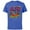 Royal Heather, variant on Disney Stitch Alien Encounter - Short Sleeve Cotton T-Shirt for Adults - Customized-Black