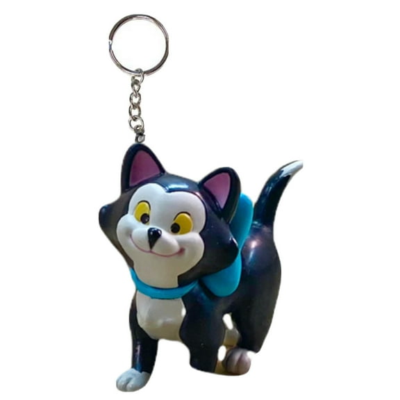 Figaro Cat Key Ring Keychain Ornament Figure Figurine Minnie Pinocchio Pet Charm