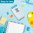 thumbnail image 1 of Vaidha Tab Punch Loose Leaf Separator Label Punch Paper Punch For Planner Inserts Flat Tab, 1 of 4