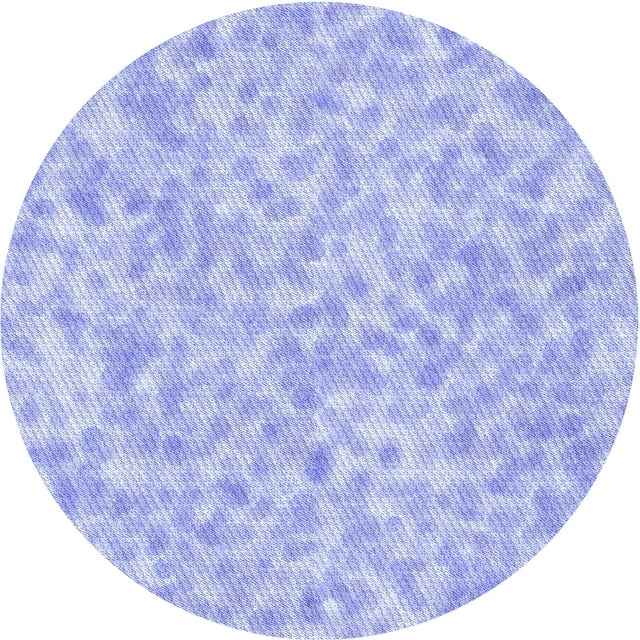 Ahgly Tapis d'Intérieur Lavable en Machine Carré Transitionnel Bleu Ciel, 3 Pieds Carré