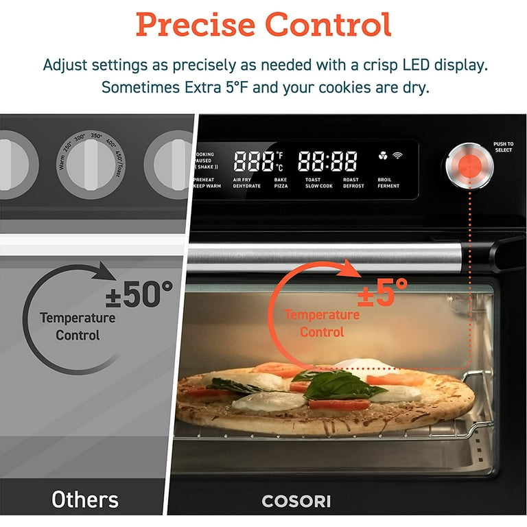 COSORI Air Fryer Toaster Oven, 12-in-1, 26QT Convection Oven