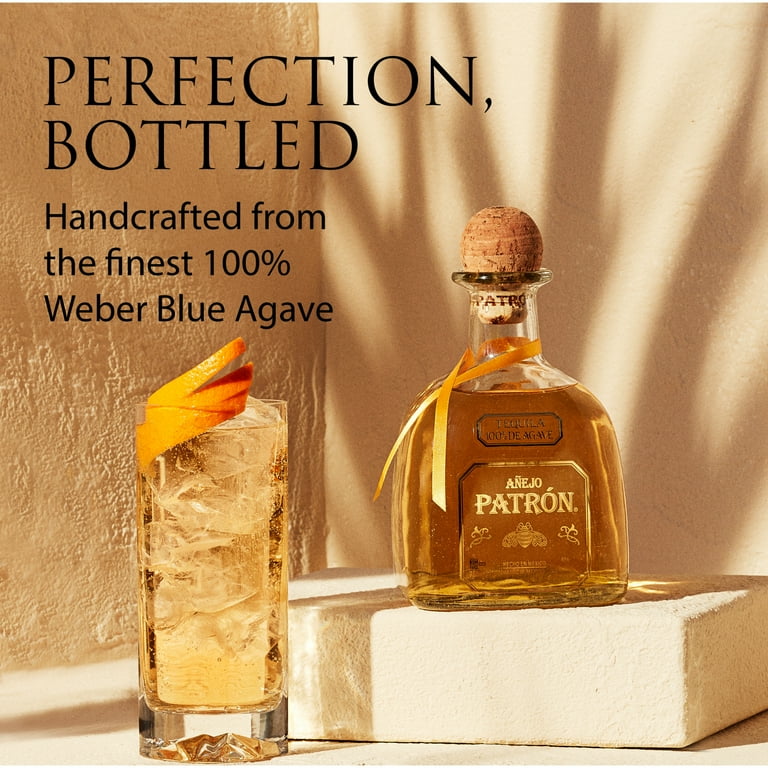 Patron Anejo Tequila, 40% ABV - 750 mL Bottle - Walmart.com