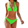thumbnail image 1 of NICKSUN Women's Bikini Sets Two Piece Bathing Suits Sexy Halter Padded Bikini Swimsuits, 1 of 7