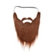 thumbnail image 4 of Bigotes falsos de barba de Papá Noel, accesorios para disfraces navideños, barbas de disfraz y bigotes. Marrón, 4 of 9