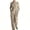 Khaki, variant on HAYIMI Womens Long Sleeve Summer Outfits Sets Lapel Jacket Wide Leg Pants Business Work Two Piece Solid Color Stylish Clothes Sets