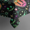 thumbnail image 4 of Colorful Halloween Pumpkins Rectangle Tablecloth 60"x102",Waterproof Polyester Rectangle Table Cloth, Wipeable Spillproof Polyester Tablecloth for Dining, Camping, Indoor and Outdoor, 4 of 6