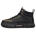 thumbnail image 3 of Men Sneakers Platform Ankle Boots Mens Lace Up Breathable Outdoor Non-slip, 3 of 4