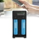 thumbnail image 5 of 4 baterías de 2000 mah con cargador dual de batería de litio 18650 para equipos eléctricos de linterna, 5 of 5