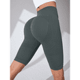 thumbnail image 3 of Women’s Seamless Biker Shorts, High Waisted Tummy Control Yoga Workout Shorts, 3 of 8