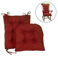 thumbnail image 4 of Coussin de Chaise Berçante d'Intérieur Antidérapant Coussin de Chaise avec Attaches, 4 of 7