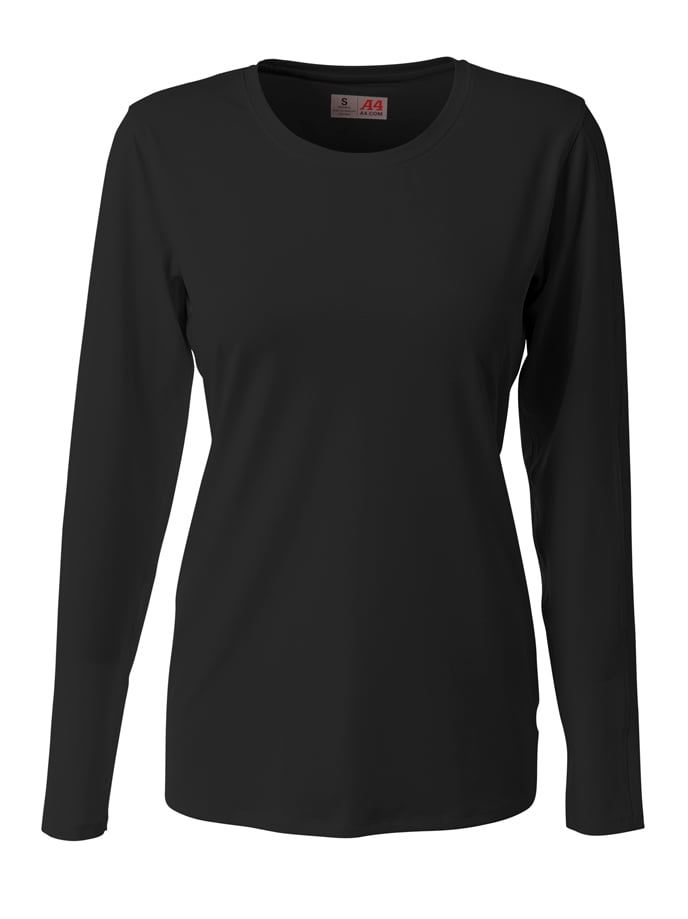 A4 Teen Spike Long Sleeve Volleyball Je For Teen Female in Black | NG3015