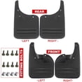 thumbnail image 2 of A-Premium Splash Guards Mud Flaps Mudflaps Mudguards Compatible with Toyota Hilux 2005-2014 Front & Rear 4-Pcs Kit, 2 of 3