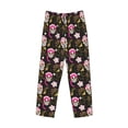 thumbnail image 2 of Haiem Skull Daisy Men's Pajama Pants Ultra Lightweight Pjs Bottoms Sleepwear Bottom Pants With Pocket Drawstring-Small, 2 of 7