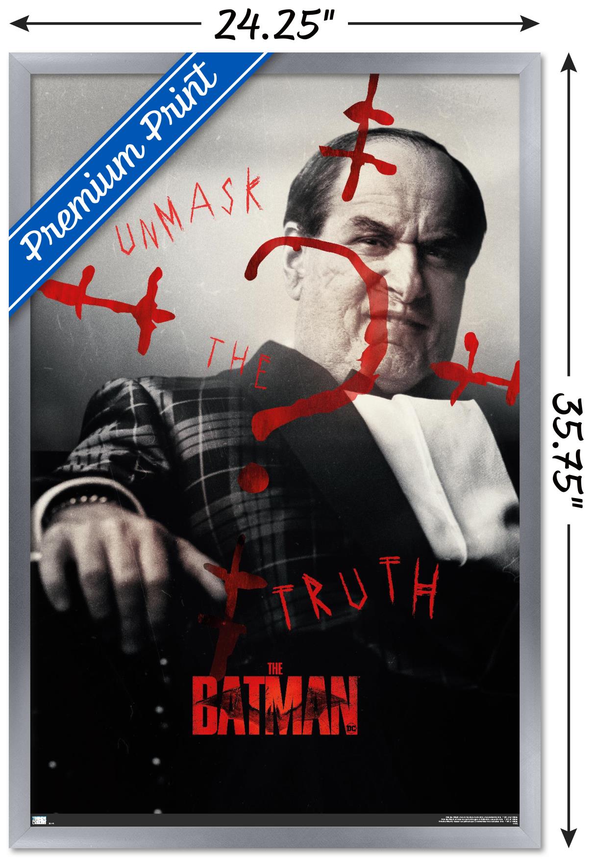 DC Comics Movie The Batman - Oswald Cobblepot A.K.A. Penguin One Sheet Wall Poster, 22.375" x 34" Framed