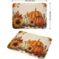 thumbnail image 2 of Happy Thanksgiving Day Harvest Dish Drying Mat for Kitchen Counter,Sunflower Maple Leaves Pumpkin Drying Mat 18 x 24 Inch with Absorbent Reversible Microfiber Dish Drying Pad for Coffee Bar, 2 of 7