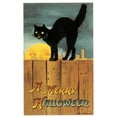 thumbnail image 3 of Vintage Apple Collection 10x14 Black Modern Framed Museum Art Print Titled - Fence Cat.tif, 3 of 5