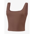 thumbnail image 2 of Women's Square Neck Crop Top Basic Sleeveless Fitted Tank Top Casual Cami, 2 of 5
