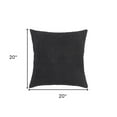 thumbnail image 5 of Black Nubby Textured Modern Throw Pillow, 5 of 8