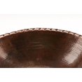 thumbnail image 3 of LO19RRDB Roped Rim Self Rimming Hammered Copper Sink, 3 of 3