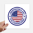 thumbnail image 1 of USA Independence Day Flag Postmark Pattern Sticker Tags Wall Picture Laptop Decal Self adhesive, 1 of 1