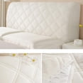 thumbnail image 3 of Stretch Bed Headboard Slipcover,Bed Headboard Cover for Queen, Dustproof Protector Cover for Upholstered Headboard Bedroom Decor Headboard Cover 70.8in, 3 of 10