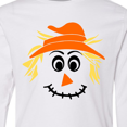 thumbnail image 4 of Inktastic Halloween Scarecrow Male Face Long Sleeve Youth T-Shirt, 4 of 5