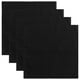 thumbnail image 1 of GOOHOCHY Juego de 4 servilletas de tela de poliéster negro de 43 x 43 cm, lavables, reutilizables y para cóctel, para bodas, fiestas, banquetes y decoración navideña., 1 of 8
