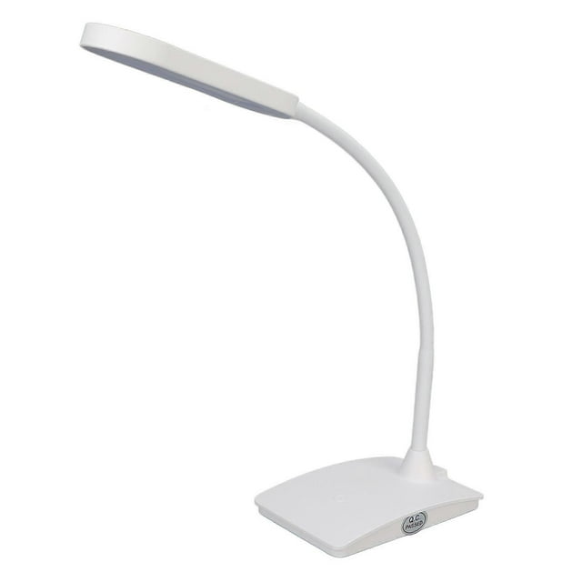 LED Desk Lamp 3 Brightness Gears 27 Light Chips Folding Table Lamp for Reading Makeup Tattoo White