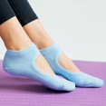 thumbnail image 5 of WMNTST Womens Socks With Grips Low Cut Hollow Yoga Sock Dancing Breathable Sport Exercise Workout Socks, 5 of 5