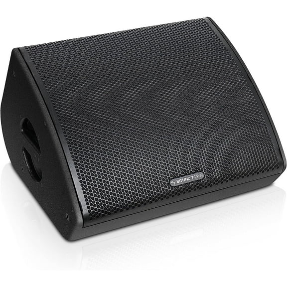 Sound Town CARME Series 12" Multipurpose Loudspeaker, with Coaxial Compression Driver, Birch Plywood for Installation, Live Sound, Karaoke, Bar, Church, Black (CARME-12MM)