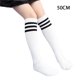 thumbnail image 4 of Qarigey Calcetines de tubo medio Algodón puro Forro cómodo Gran elasticidad Medias lindas Diseño de rayas Absorbente de sudor para niños Medias tipo 12 Qarigey AP009517-12, 4 of 6